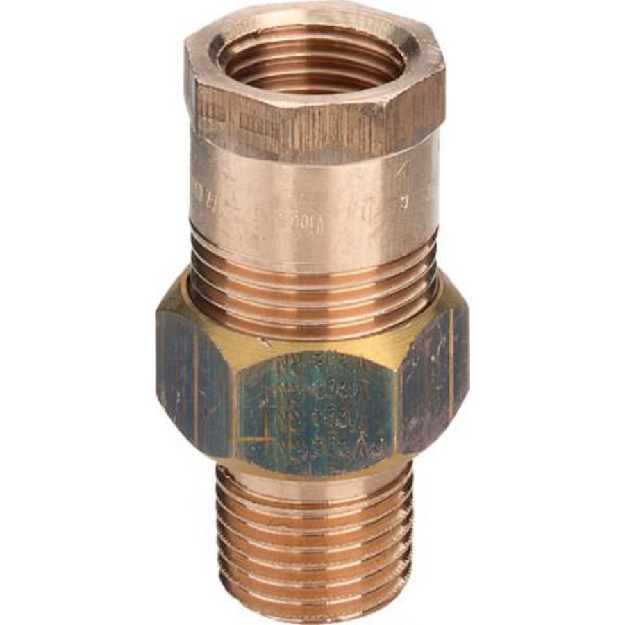 Schroefkoppeling 3-delig brons 2" 3341 VVE=15