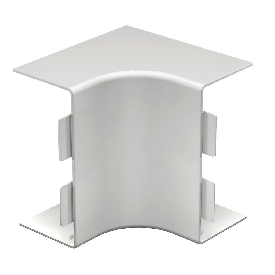 Binnenhoek 60x130mm polyvinylchlorid lichtgrijs VVE=2