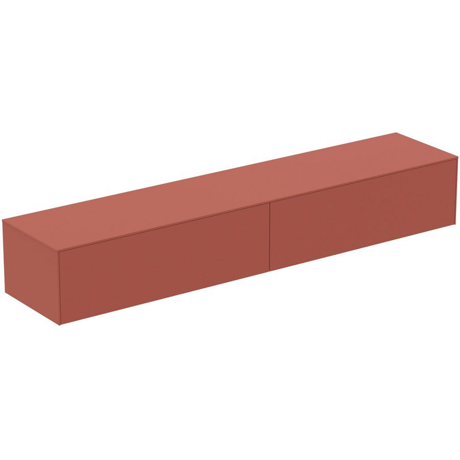 Conca wastafelmeubel 240x50x37cm 2 laden afdekblad zonder uitsnijding matt sunset