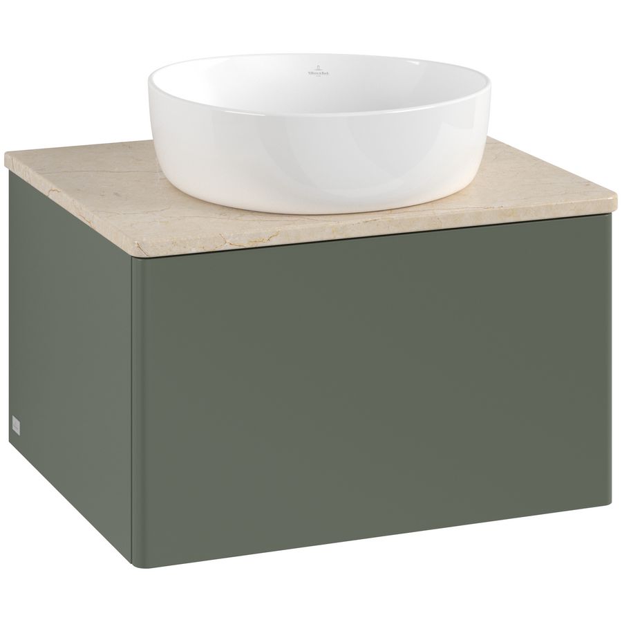 Wastafelonderkast Antao 600x360x500mm L.Green Matt Lacquer L29013HL