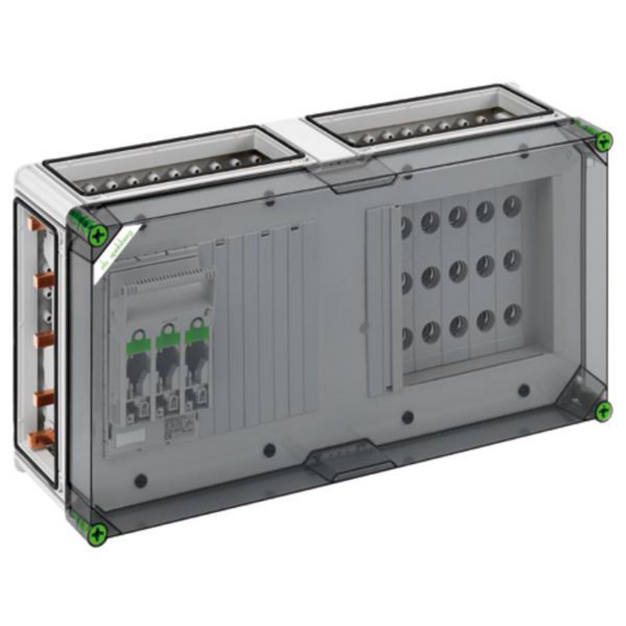 Combi-railbehuizing IP65 IK08 04640101
