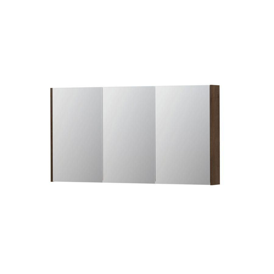 INK SPK2 Spiegelkast 3 dr Chocolate fineer 140x73