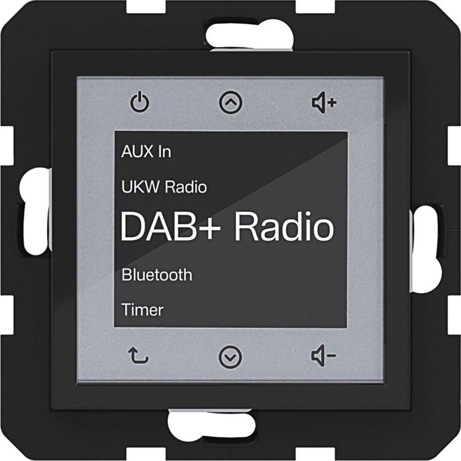 Radio touch DAB+ Bluetooth A.x/C.x nachtzwart glanzend