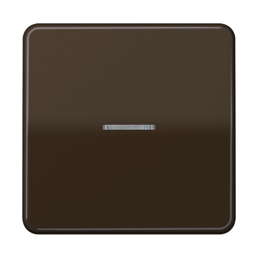 Tastafdekking 1voudig CD500 bruin KNX RF