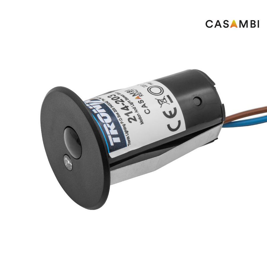 Sensor Casambi inbouw beweging + licht zwart