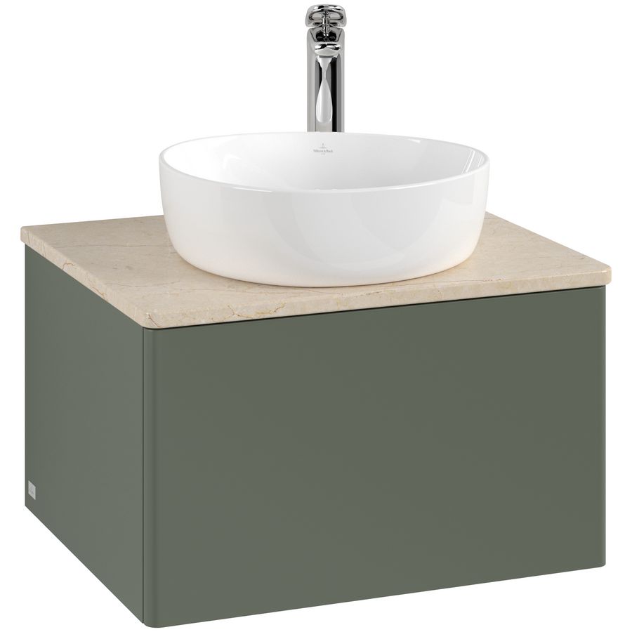 Wastafelonderkast Antao 600x360x500mm L.Green Matt Lacquer L29053HL