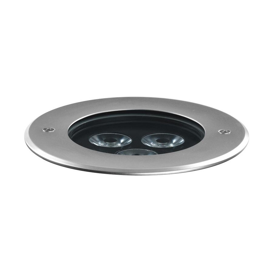 LED-Grondinbouwarmatuur 3000K 14W statisch asymm. gemiddelde