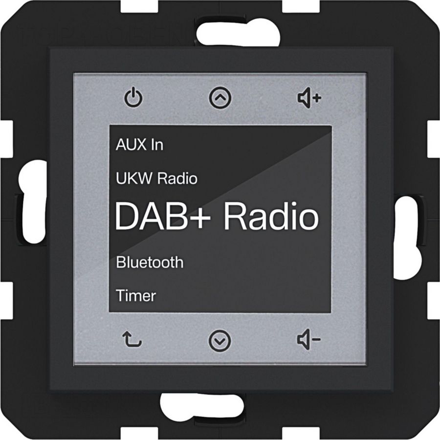 Radio touch DAB+ Bluetooth A.x/C.x nachtzwart mat