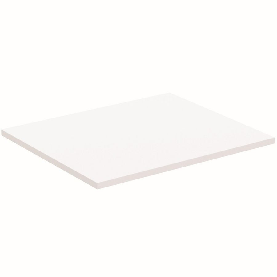 Afdekblad hout I.LIFE-B zonder uitsnijding 602x505x18mm mat wit