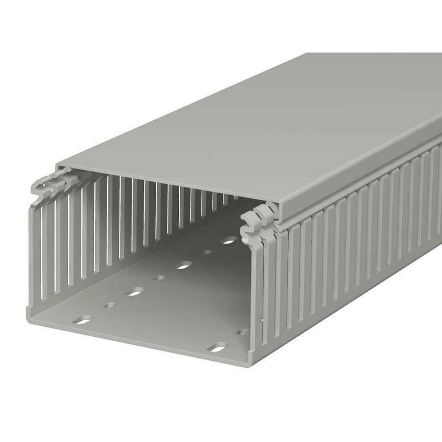 Bedradingskoker 75x125x2000 polyvinylch. steengrijs VVE=8