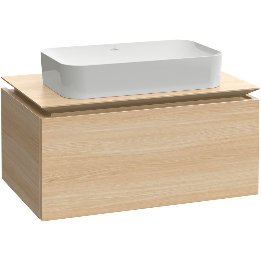 Finion opzetwastafel 600x350mm wit C+ z.kraang.bank/overl.