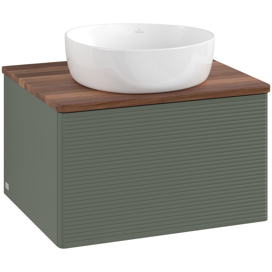 Wastafelonderkast Antao 600x360x500mm L.Green Matt Lacquer L29112HL
