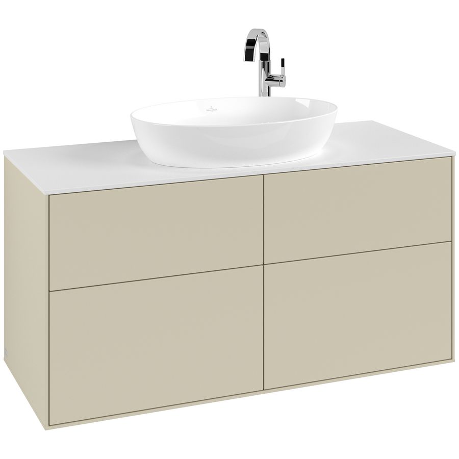 Wastafelonderkast Finion 1200x603x501mm S.Grey Matt Lacquer F91100HJ