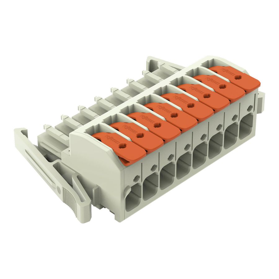 1-draads FE steker Hendel li.grijs 831-1108/037-000 VVE=12