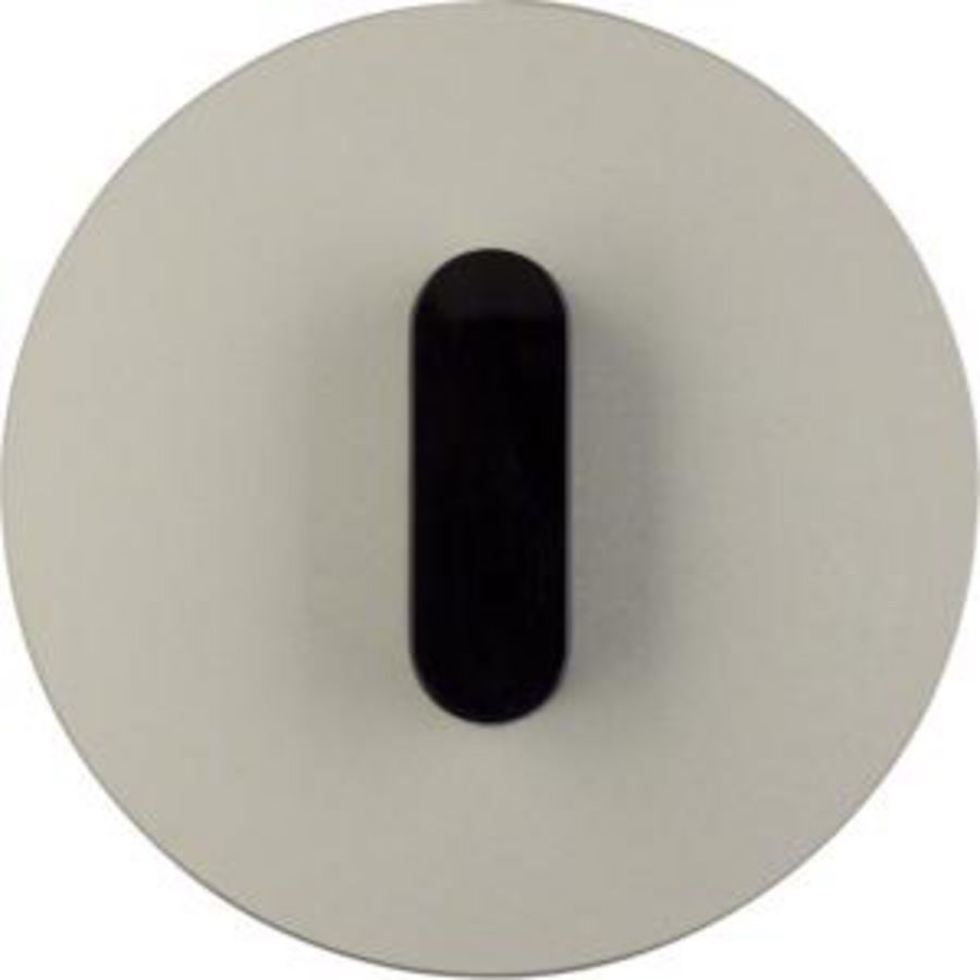 Afdekplaat met knevel berker R.classic aluminium zwart