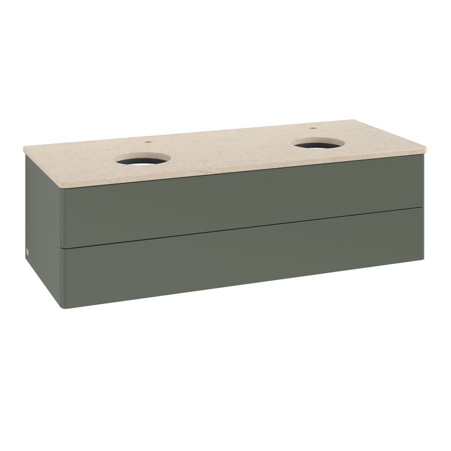 Wastafelonderkast Antao 1200x360x500mm L.Green Matt Lacquer K24053HL