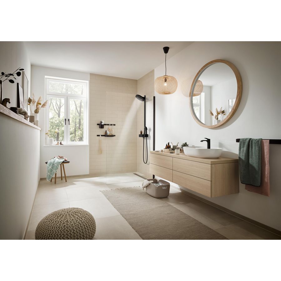Pulsify Showerpipe 260 2 straalsoorten douche mat zwart 24240670