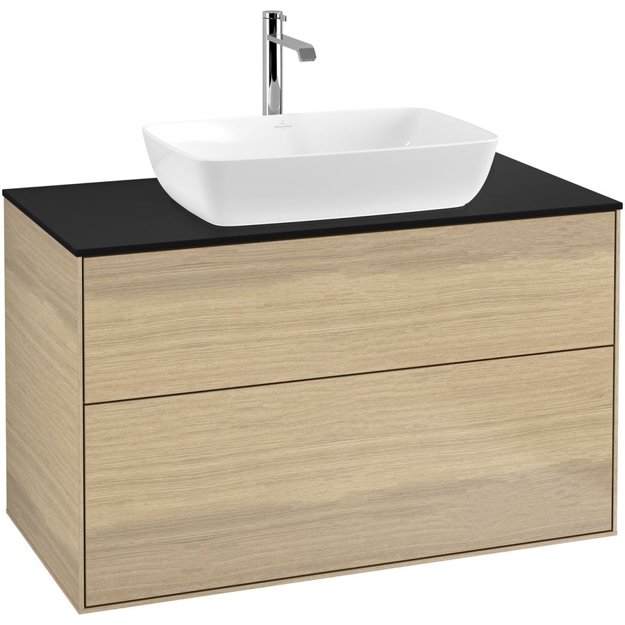 Wastafelonderkast Finion 1000x603x501mm Oak Veneer F76200PC