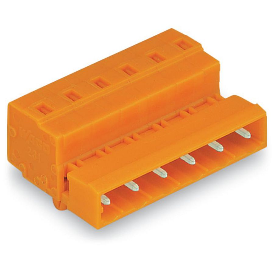 1-draads male steker 2,5mm² oranje 731-632/018-000 VVE=100