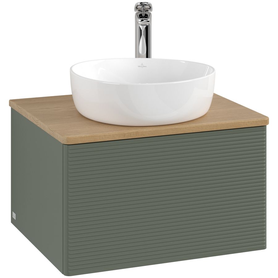 Wastafelonderkast Antao 600x360x500mm L.Green Matt Lacquer L29151HL