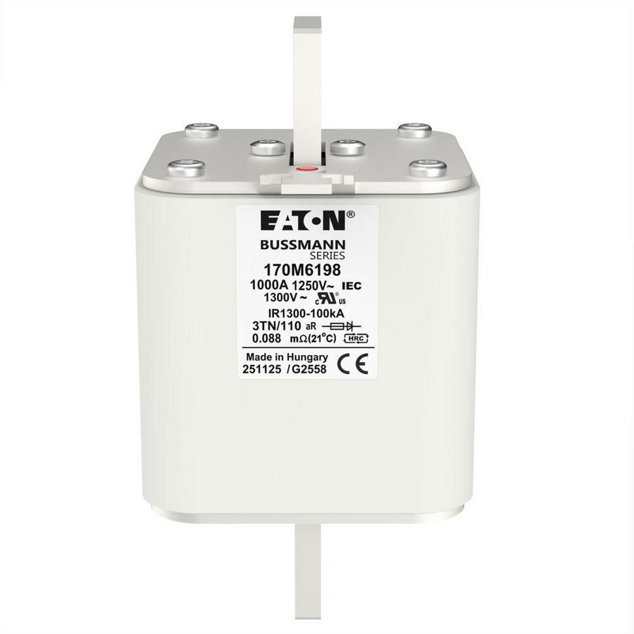 Zekering hoge snelheid 1000A AC 1250V 100kA size 3 76x90x