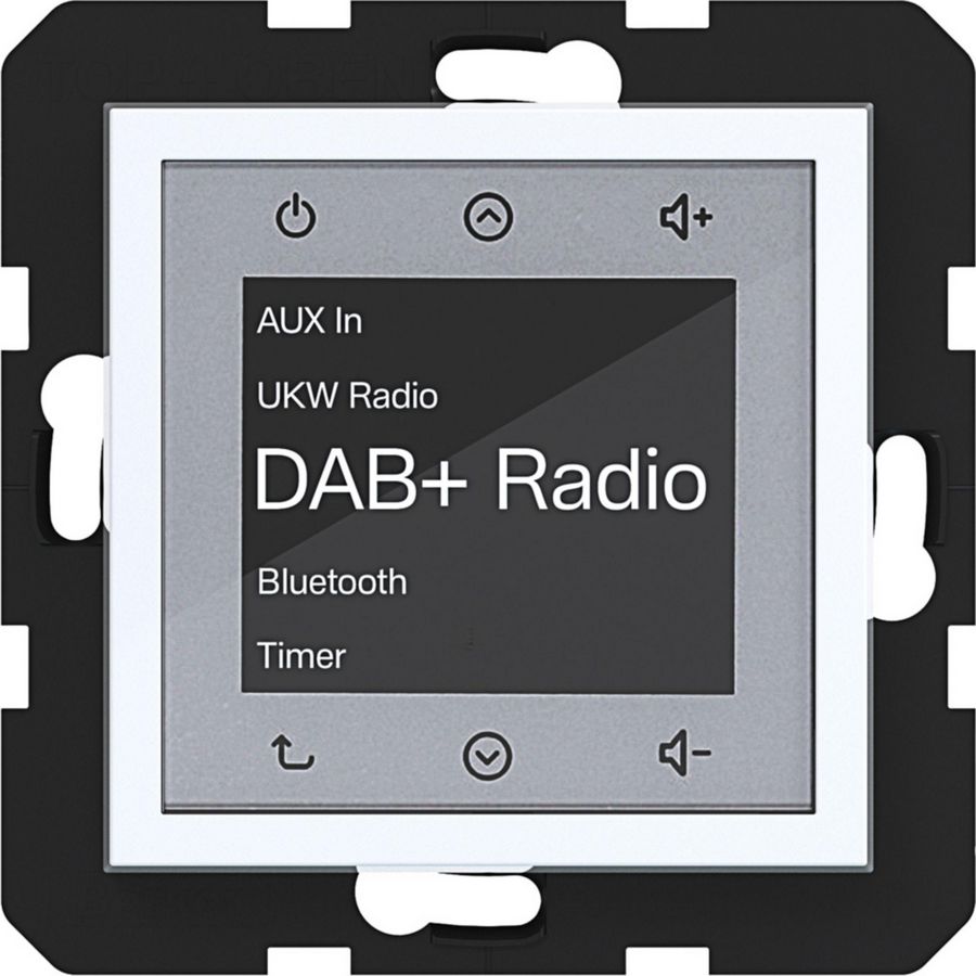 Radio touch DAB+ Bluetooth A.x/C.x lichtwit glanzend