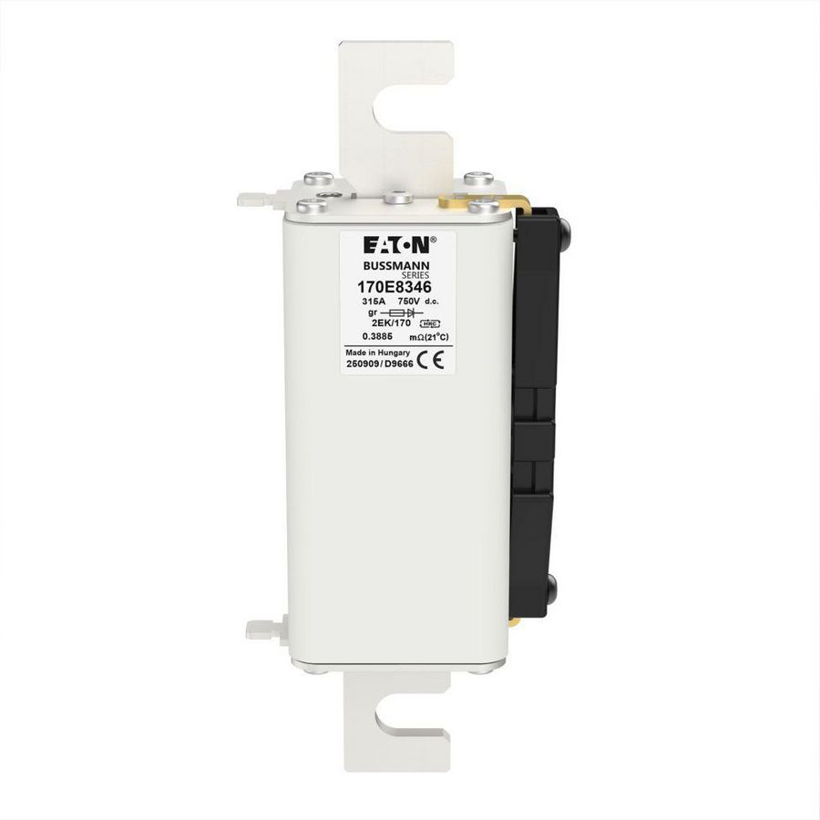 Zekering hoge snelheid 315A DC 750V 100kA size 2 gR IEC Typ