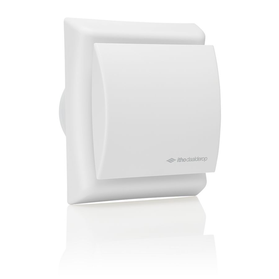 Badkamer en toilet ventilator wit BTV-N202H met hygrostaat