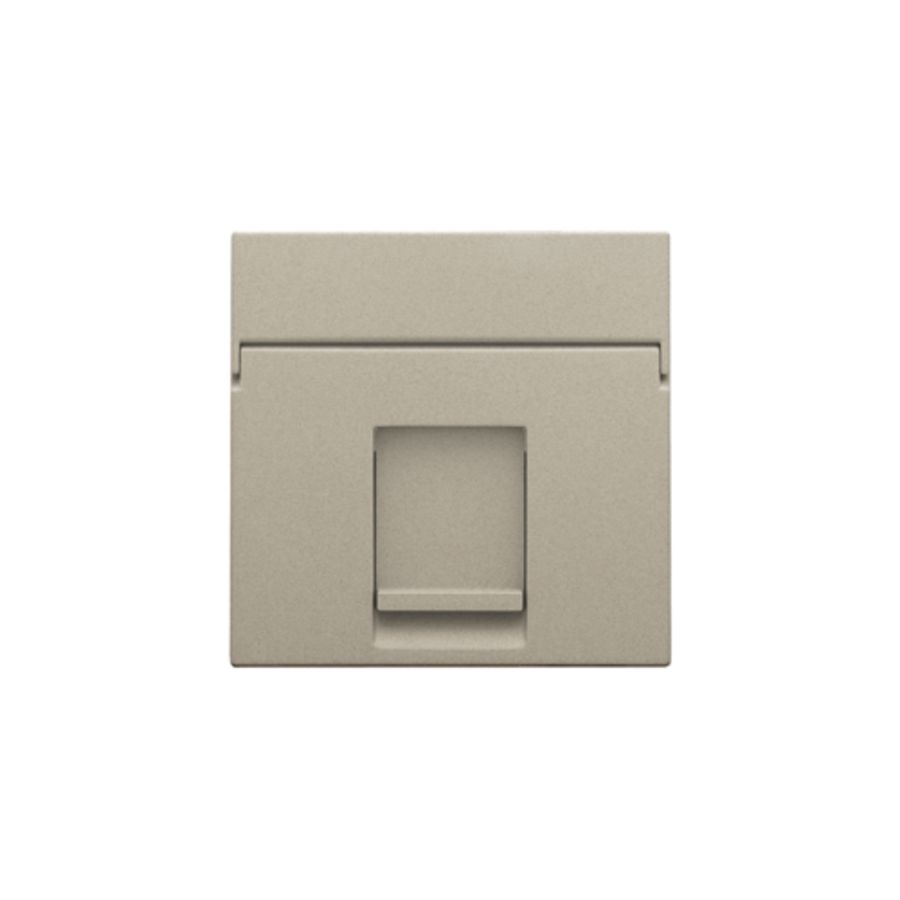 Centraalplaat data 1x RJ champagne coated