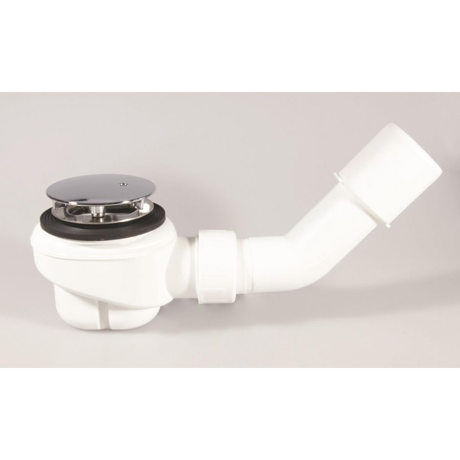 Douchebaksifon Domoplex chroom v. 52mm gat