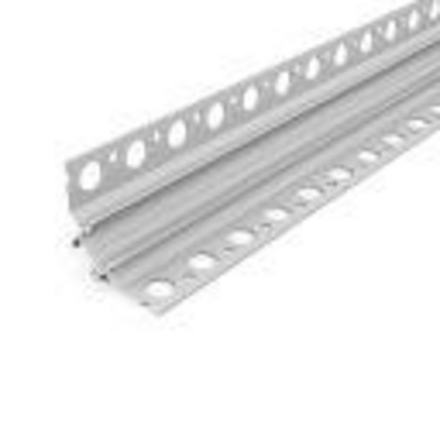 Doos a 2m. Profiel tegel 90° 12mm brede ledstrip grijs