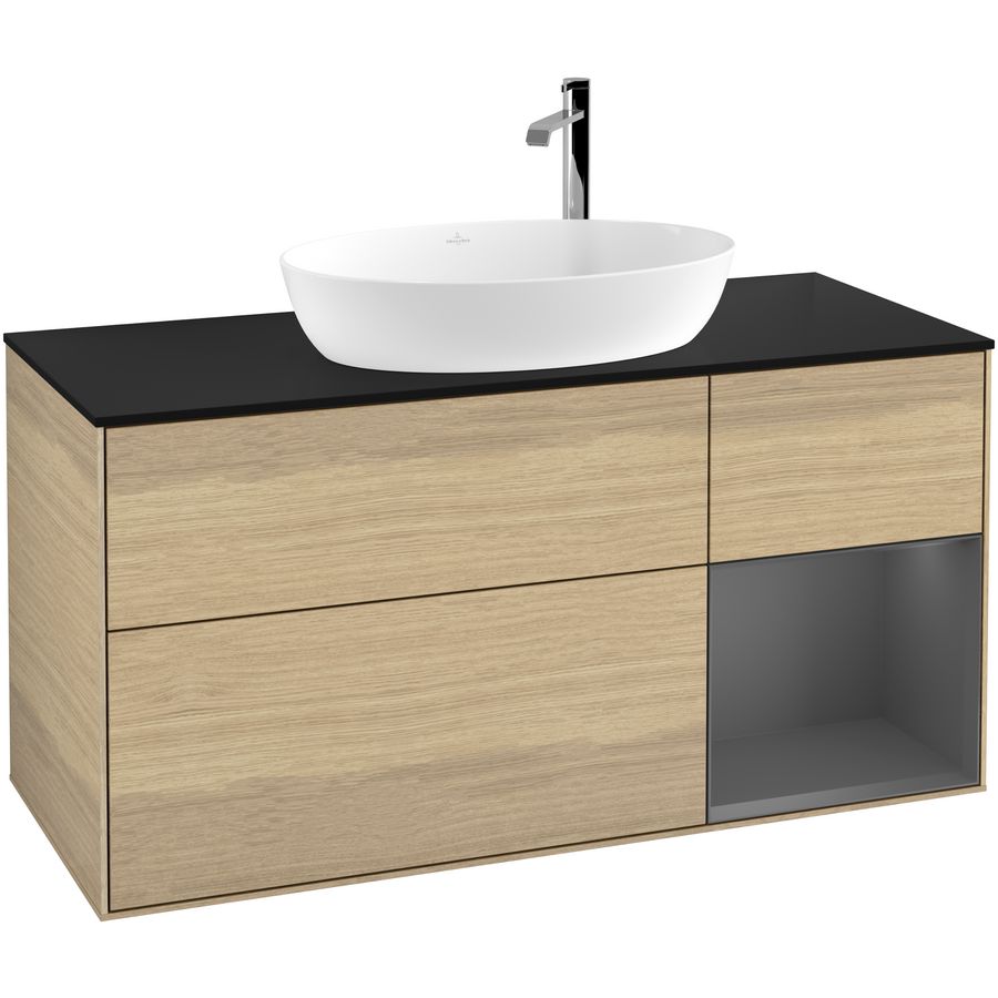 Wastafelonderkast Finion 1200x603x501mm Oak Veneer G952GKPC