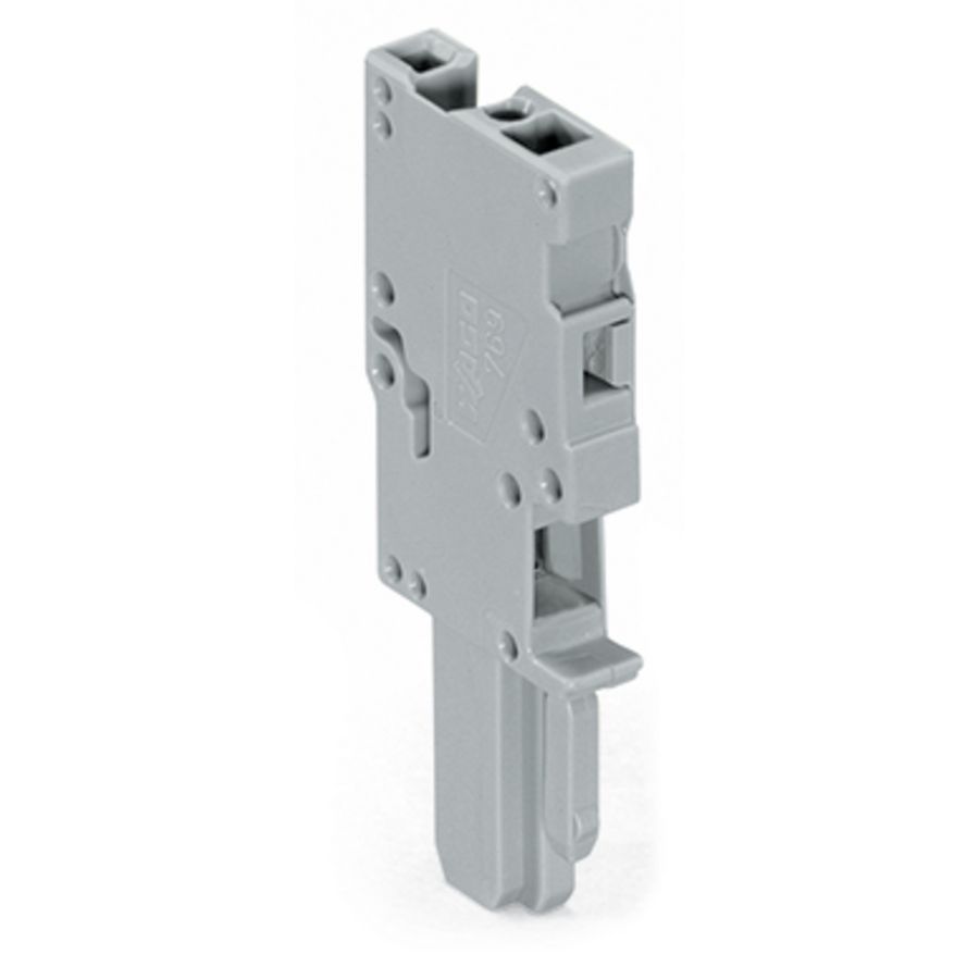 1-draads female steker CAGE CLAMP 4mm² grijs VVE=200