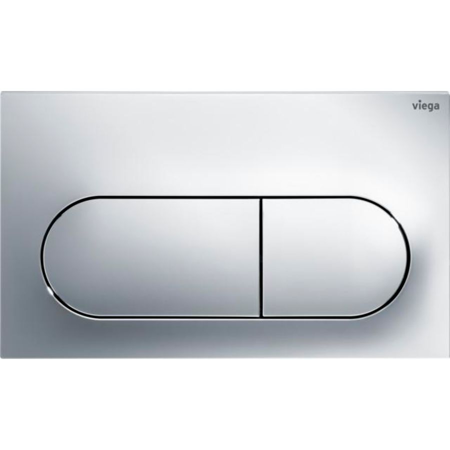 Bedieningsplaat closet Life6 dubbele spoeltechniek plaat: kunststof wit-alpine toets: kunststof wit-alpine