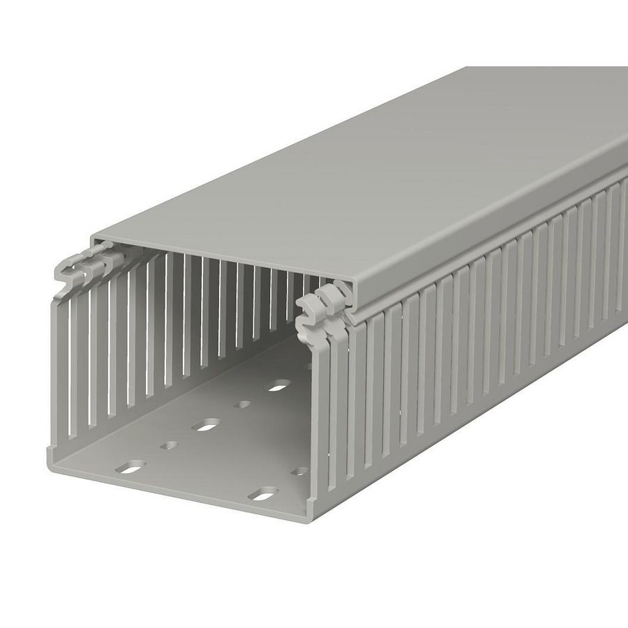 Bedradingskoker 75x100x2000 polyvinylch. steengrijs VVE=16