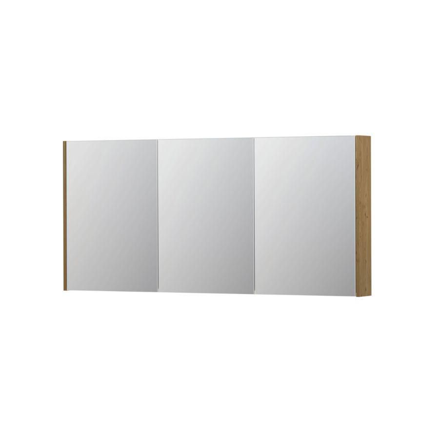 INK SPK2 Spiegelkast 3 dr Natur fineer 160x73