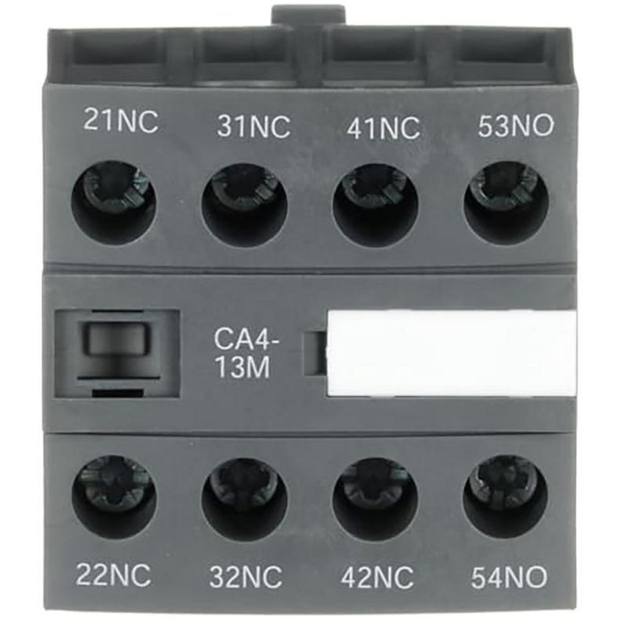 Hulpcontactblok frontmontage 4blok 1NO+3NC AF09 AF16