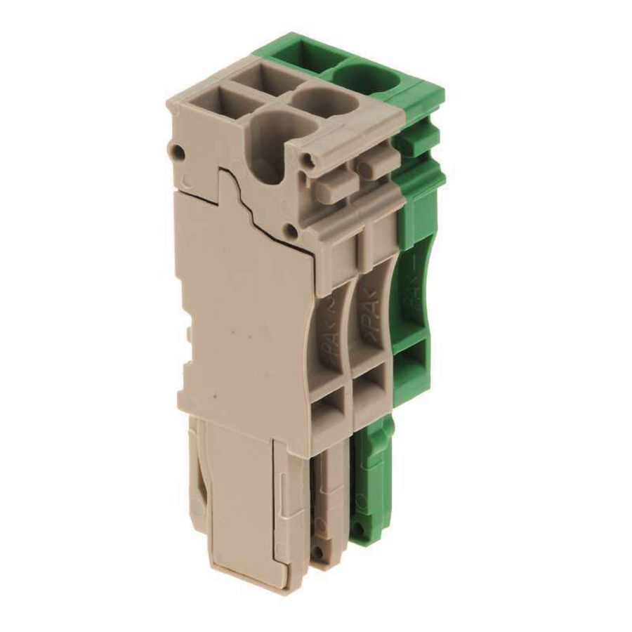 Plug Plug-in groen d.beige 2.5mm2 24 A, 1867100000 VVE=25