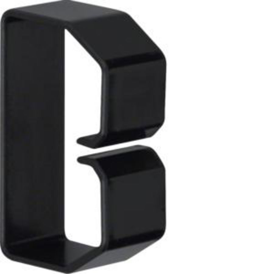 Kabelhouder voor kanaal 40x60mm B/BA6 zwart