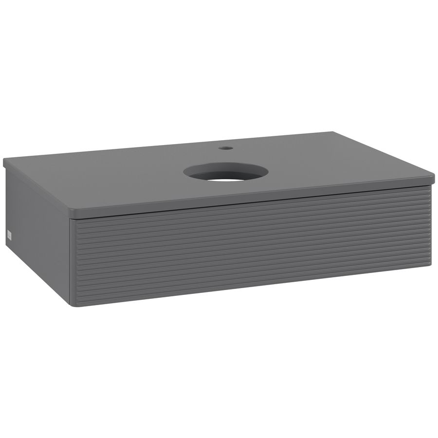Wastafelonderkast Antao 800x190x500mm Antr. Matt Lacquer L08150GK