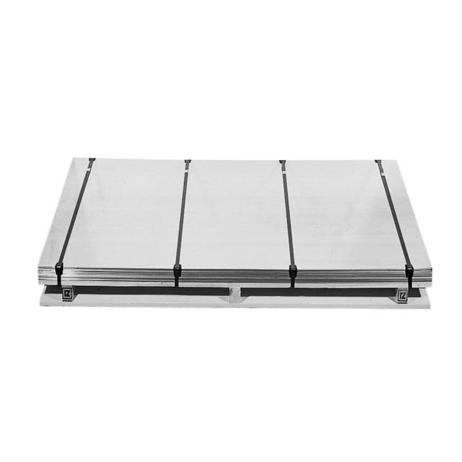 Plaat sendzimir verzinkt staal 2000x1000x1,00mm ca.16 kg.