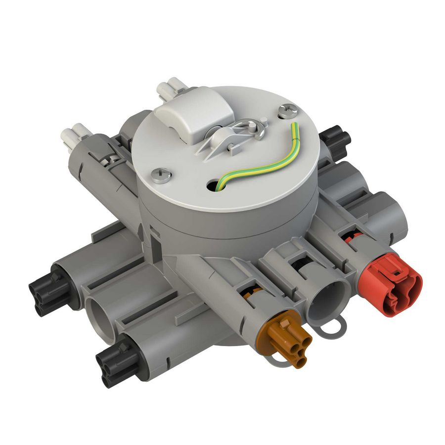 Stekerbare centraaldoos CW75-SD3