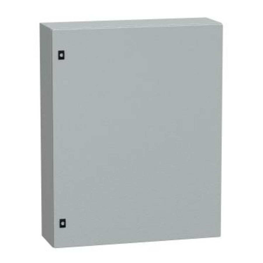 Deur 1000x800x250mm IP66 / IK10 RAL7035 Spacial CRN