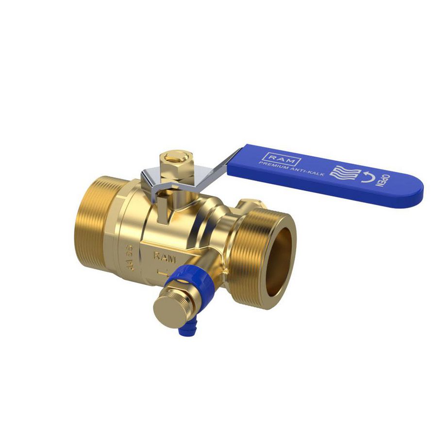 Kogelkraan S28 Premium 1.1/4"bt. DN25 aftap