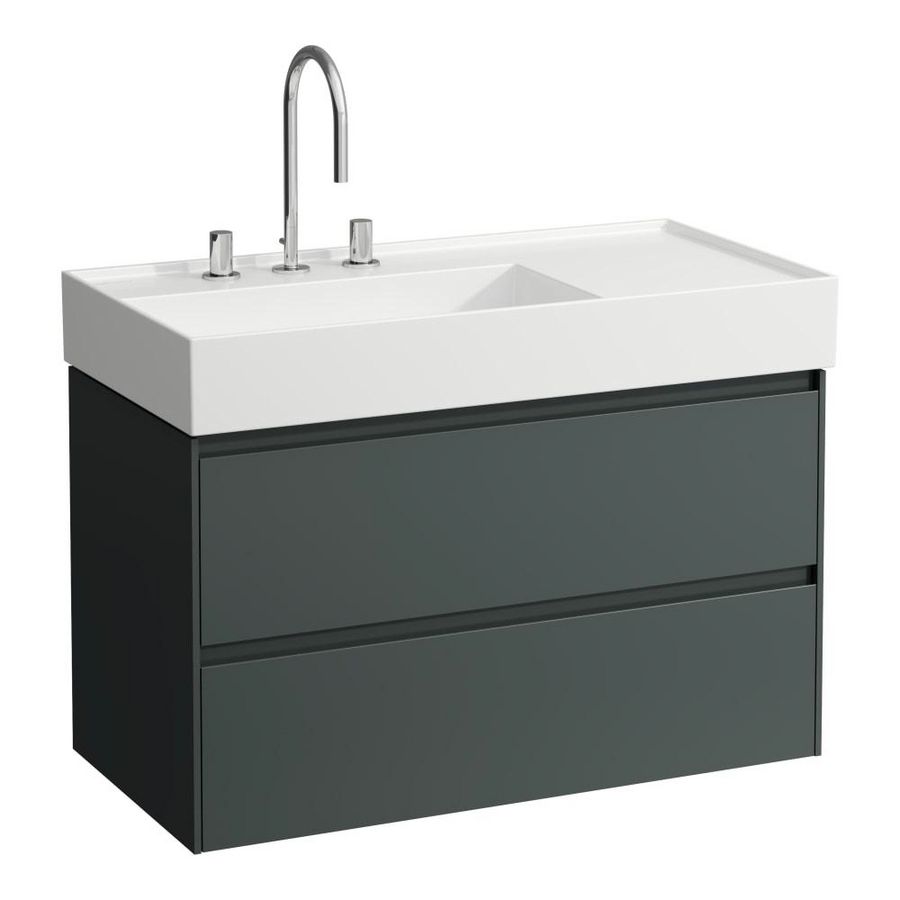 Lani badmeubel 900 2 lade icm Kartell wastafel 810338 trgr