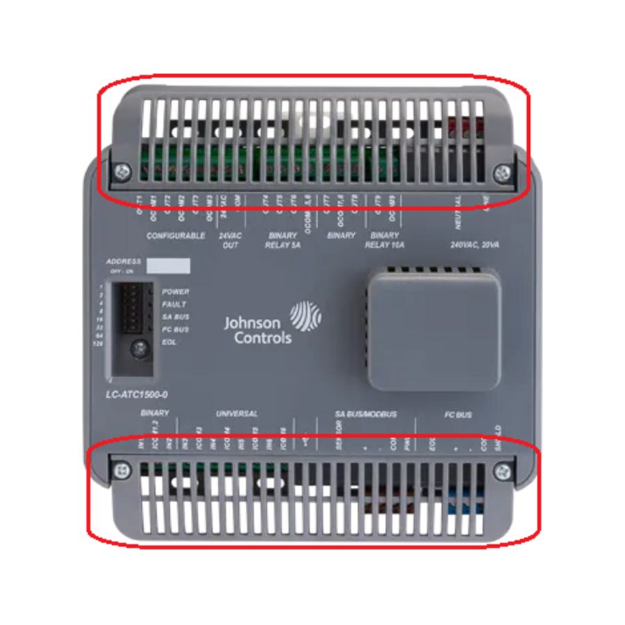 IP20 beschermkappen t.b.v. aansluitklemmen van de LC-ATC