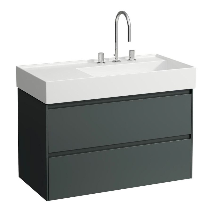 Lani badmeubel 900 2 lade icm Kartell wastafel 810339 trgr
