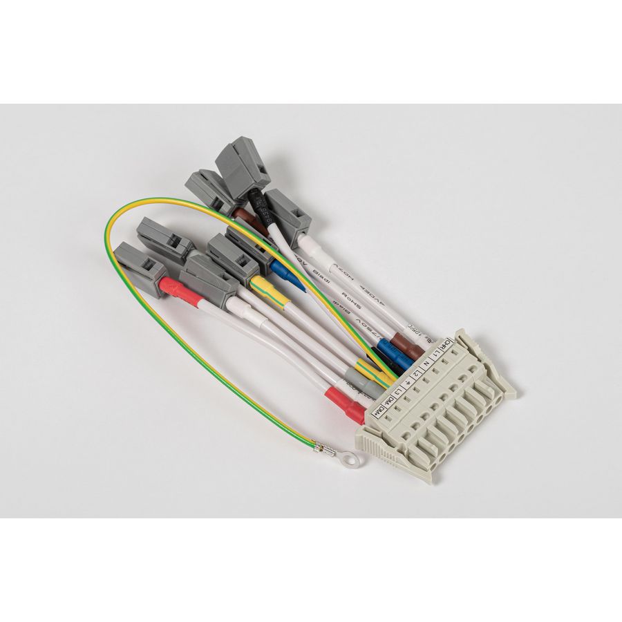 Connector t.b.v. aansluiting 1e armatuur