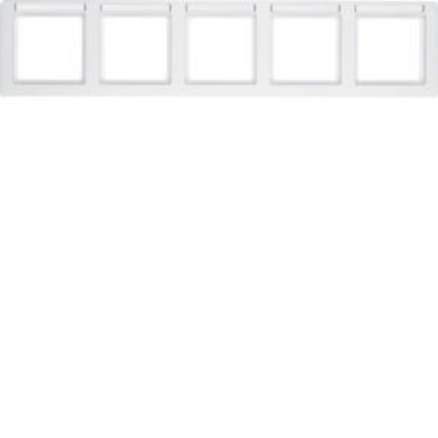 Afdekraam 5-v horizont. Tekstveld berker Q.1 polarwit