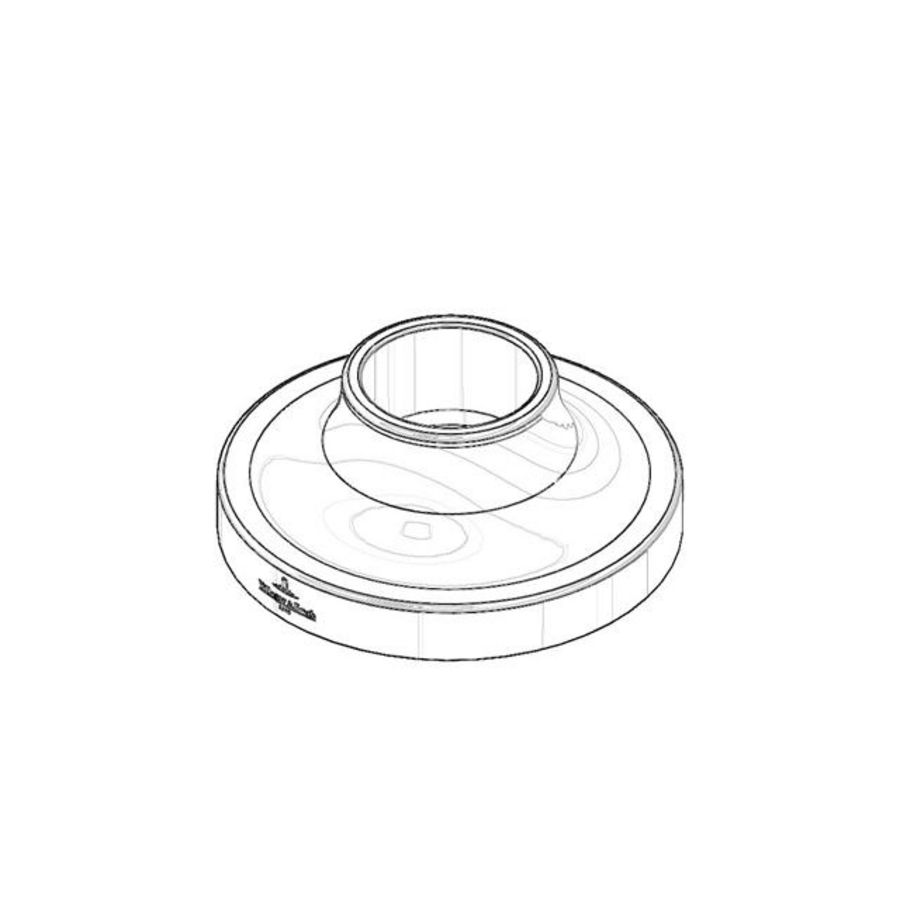 Rozet 58x23x22mm Champagne (22kt Goud)
